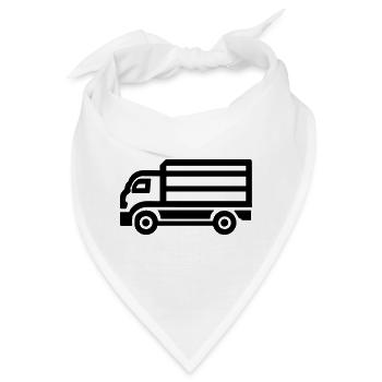 Lkw - Bandana - Weiß - Vorne