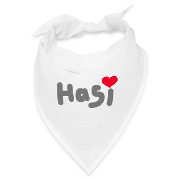 Hasi - Bandana - Weiß - Vorne