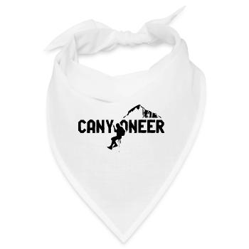 Sprüche Canyoneering Canyon Canyoning Abseilen - Bandana - Weiß - Vorne