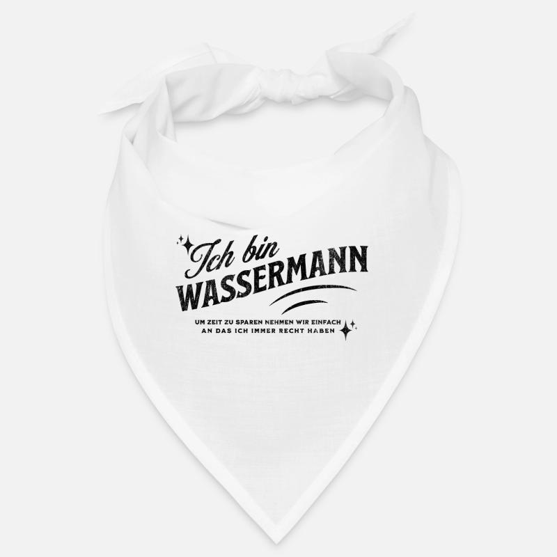 Sternzeichen Geschenke Wassermann Spruch Bandana