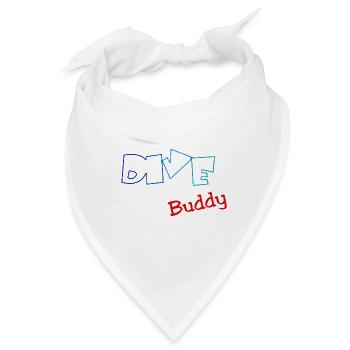 Tauchen - Bandana - Weiß - Vorne
