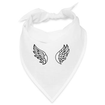 Engelsflügel - Bandana - Weiß - Vorne