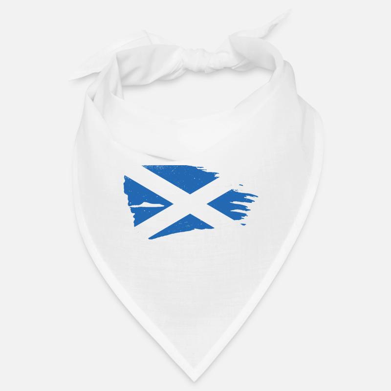 Drapeau écossais pour les Écossais, les Écossais et les Écossais - Bandana - blanc