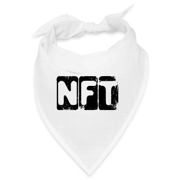 nft big black - Bandana - Weiß - Vorne