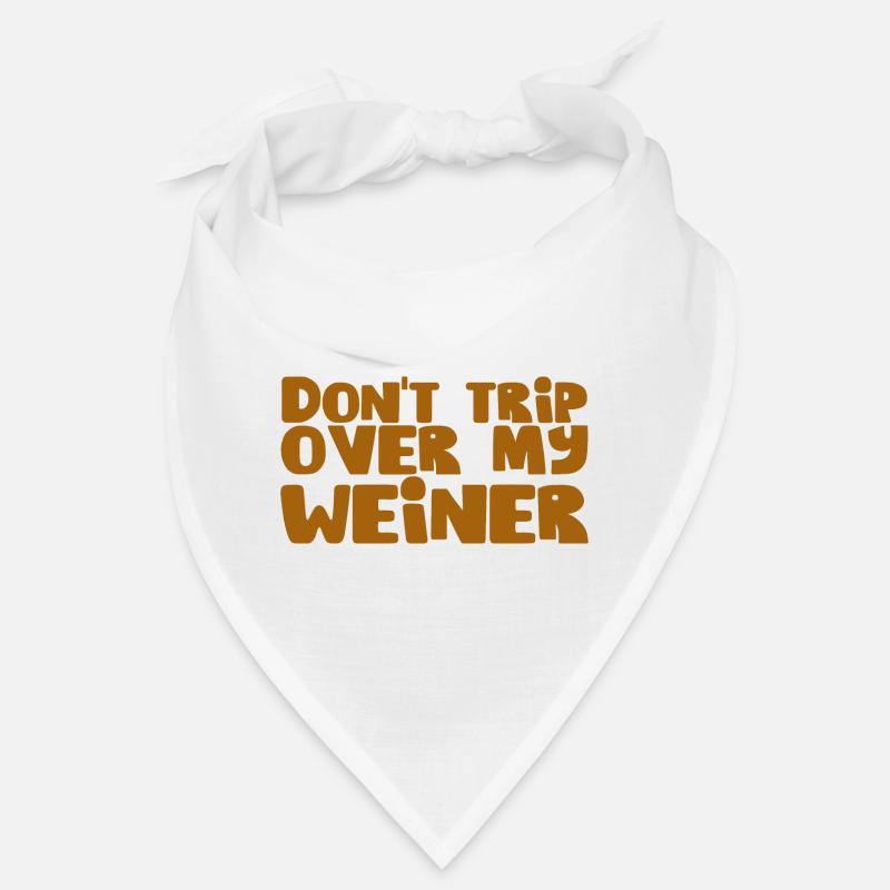 Ne trébuchez pas sur mon Weiner 3 Bandana