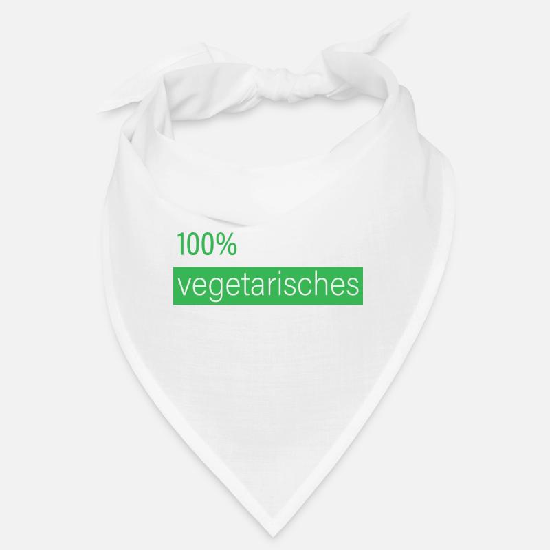 100% vegetarisches Produkt Bandana