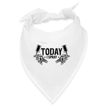 Autolackierer Angebot für Karosserietechniker - Bandana - Weiß - Vorne