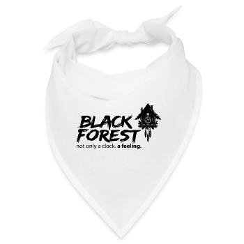 Black Forest - Not Just A Clock! - Bandana - Weiß - Vorne