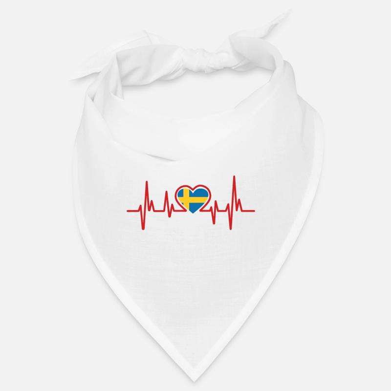 Suède - Bandana - blanc