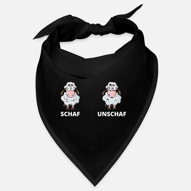 Schäfchen Schaf Unschaf Schafbock Schaffell Bandana