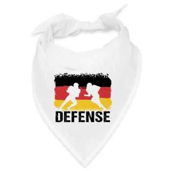 American Football Deutschland Defense - Bandana - Weiß - Vorne