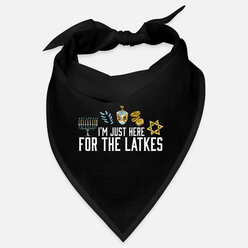 Joyeux Hanoukka, je suis juste là pour les latkes Bandana