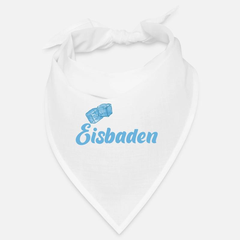 Eisbader Eisschwimmen Eisbaden - Bandana - Weiß