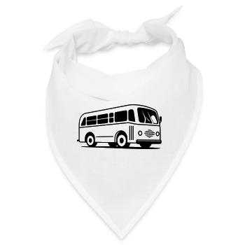 Bus - Bandana - Weiß - Vorne