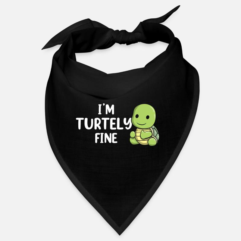 Turtely Fine Funny Turtle Diver Bandana