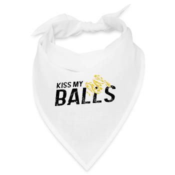 Königspython Design für Schlangen Liebhaber - Bandana - Weiß - Vorne