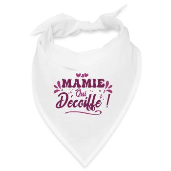 Beste Oma, die sich die Haare bläst, Oma Geschenkidee - Bandana - Weiß - Vorne