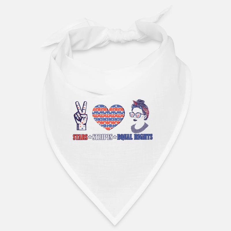 Rayures étoilées et égalité Bandana