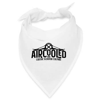 Aircooled Zwei Takt Blech Roller Scooter Wespe - Bandana - Weiß - Vorne