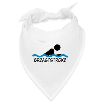 schwimmen - Bandana - Weiß - Vorne