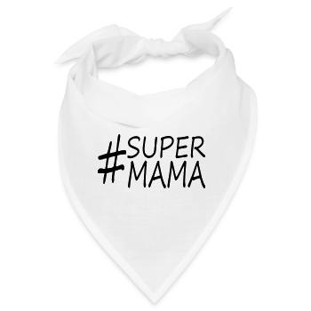 supermama - Bandana - Weiß - Vorne