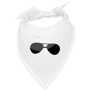 Sonnenbrille - Bandana - Weiß - Vorne