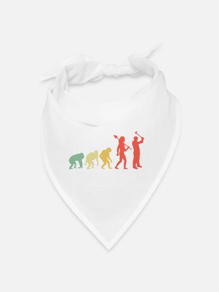 Evolution Axe Throwing Target Hatchet Thrower - Bandana - white - Front