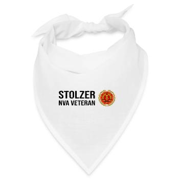 DDR Stolzer NVA Veteran - Bandana - Weiß - Vorne