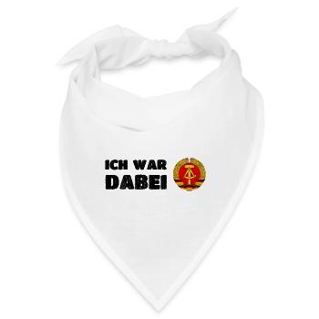 DDR Ich War Dabei - Bandana - Weiß - Vorne