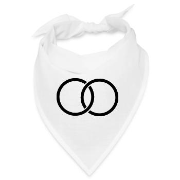 Ringe - Eheringe - ring - wedding ring - alliance - Bandana - Weiß - Vorne
