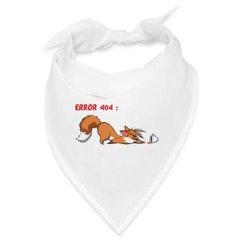 Kaffee nicht gefunden Tierliebhaber und Besitzer G - Bandana - Weiß - Vorne
