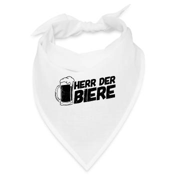 Brauerei Brauer Brauen Bier - Bandana - Weiß - Vorne