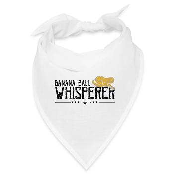 Königspython Design für Schlangen Liebhaber - Bandana - Weiß - Vorne