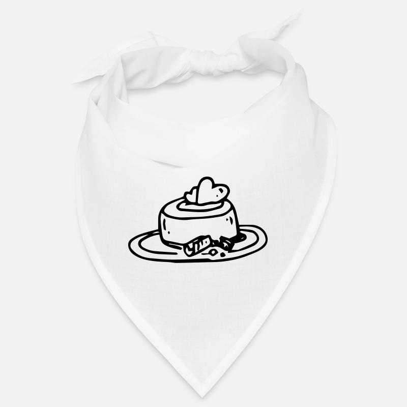 Dessert Praline Confiserie - Bandana - white