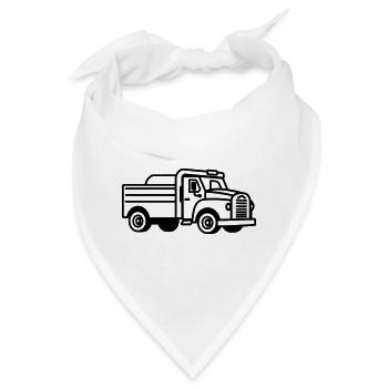 Lkw - Bandana - Weiß - Vorne