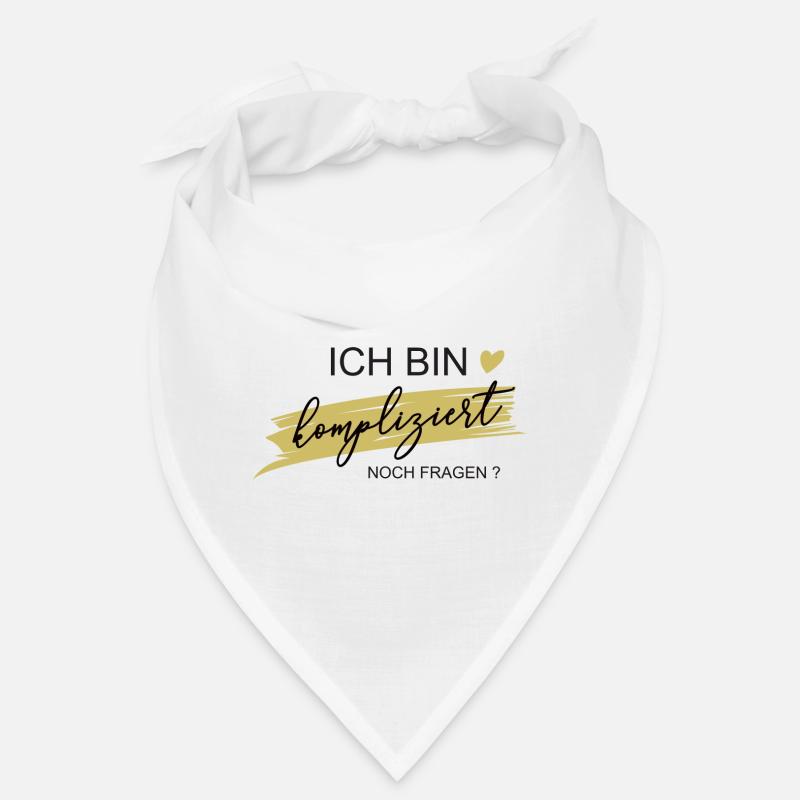 Ich bin kompliziert! Noch Fragen? - Geschenk Bandana
