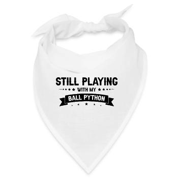 Königspython Design für Schlangen Liebhaber - Bandana - Weiß - Vorne