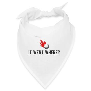 Golfplatz zum Golfen Golf - Bandana - Weiß - Vorne
