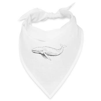 Pottwal - Bandana - Weiß - Vorne