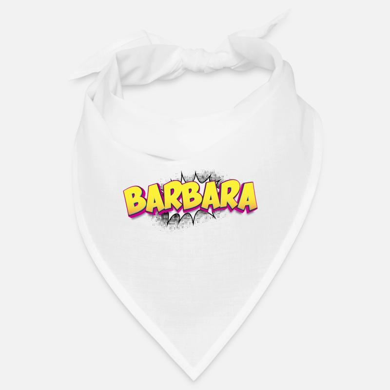 Barbara Custom Name Comic Book Style Pop Art, Bandana