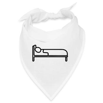 Bett - Bandana - Weiß - Vorne