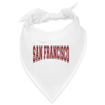 San Francisco - Bandana - Weiß - Vorne