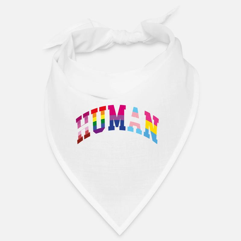 Human Rainbow Flag Bandana