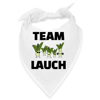 Team Lauch die ultimative Lauch Army - Bandana - Weiß - Vorne