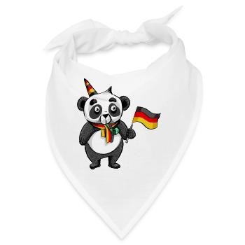 Deutschland Fussball WM - Bandana - Weiß - Vorne