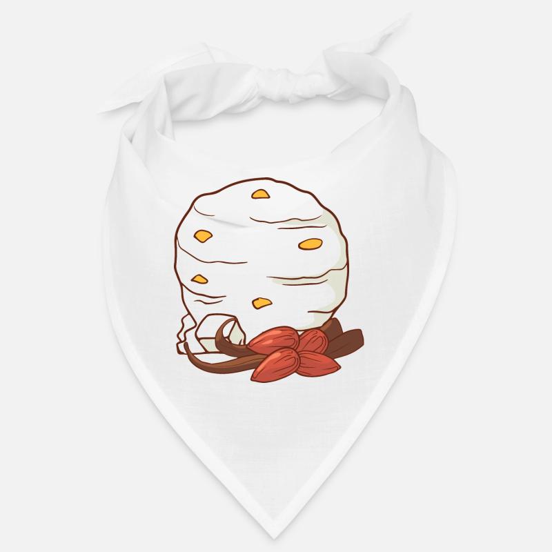 Vanille Mandel Eis Speiseeis Eiskrem Eiscreme Bandana