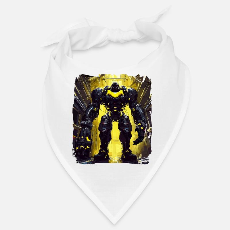 Futuristisch Cyberpunk Mech Warrior Sci Fi Roboter Bandana