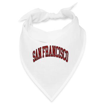 San Francisco - Bandana - Weiß - Vorne