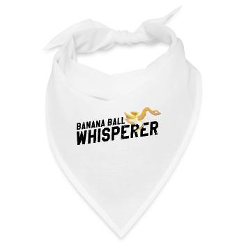 Königspython Design für Schlangen Liebhaber - Bandana - Weiß - Vorne
