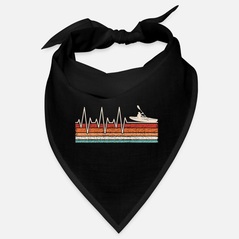 Kajakfahrer Herzschlag Bandana